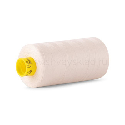 Нитка универсальная Gutermann Mara 120/2, 1000 м, 700207_00, 802 молочно-бежевый, 1 катушка