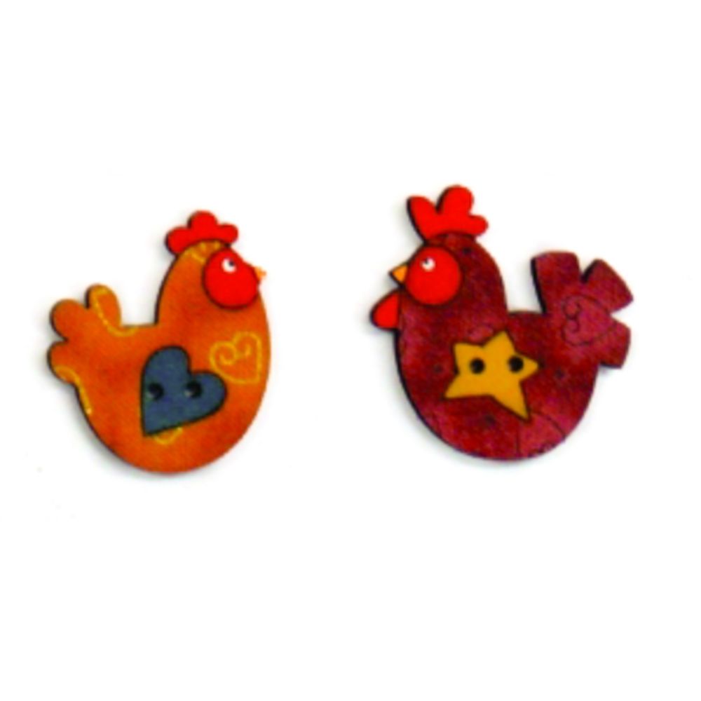 Украшения декоративные пуговицы AU-B4633, Aurora, 1 шт