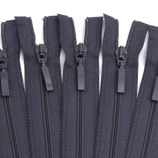 Молния спираль (витая) Arta Т5 (5 мм) 1 зам., разъем., 70 см, цв. 301 графит, уп.5 шт