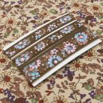 Ткань для рукоделия в наборе х/б с лентой 48х50см+1м+1м (25723/25320 коричневый) 29490