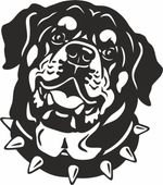 Термоаппликация Термотрансфер M №06, 1 шт, M-617 Собака 14х16 см, Gamma