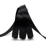 Лента атласная 1-сторонняя 12.0 мм / 22.86±1 метров, 160 черный, Globus