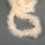 Боа из пуха 2 метра, 15±3г, FBY-18-122, цв.кремовый