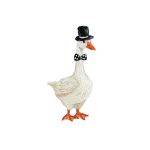 Набор для вышивания нитками Panna Живая картина JK-2317, Гусь в цилиндре, 4х7.5 см