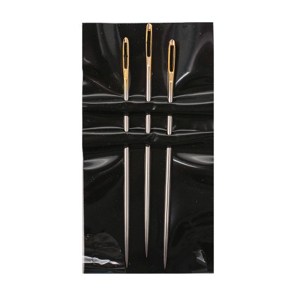 Иглы ручные ремонтные №3/0, 3 шт, Pony