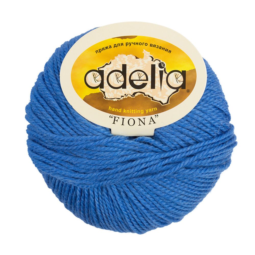 Пряжа Adelia Fiona / уп.10 мот. по 50г, 90м, 330 яр.голубой