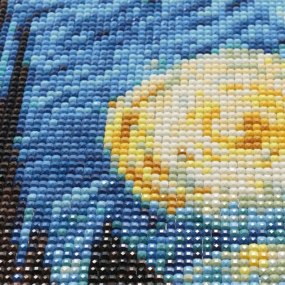 Алмазная (кристальная) мозаика Cristyle, Звездная ночь В. Ван Гог, 30х40 см