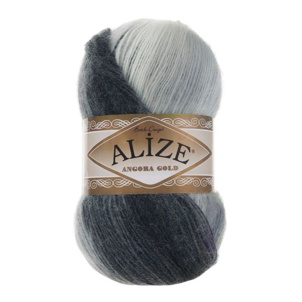 Пряжа Alize (Ализе) Angora Gold Batik / уп.5 мот. по 100 г, 550м, 1900 секционный A