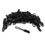 Пуллер для молнии 8х65мм (черный), ГЛН2300, 50 шт