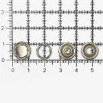 Кнопка рубашечная (джерси) закрытая ⌀10.5 мм, ≈1440 шт, МЕТАЛЛ, никель, NEW STAR