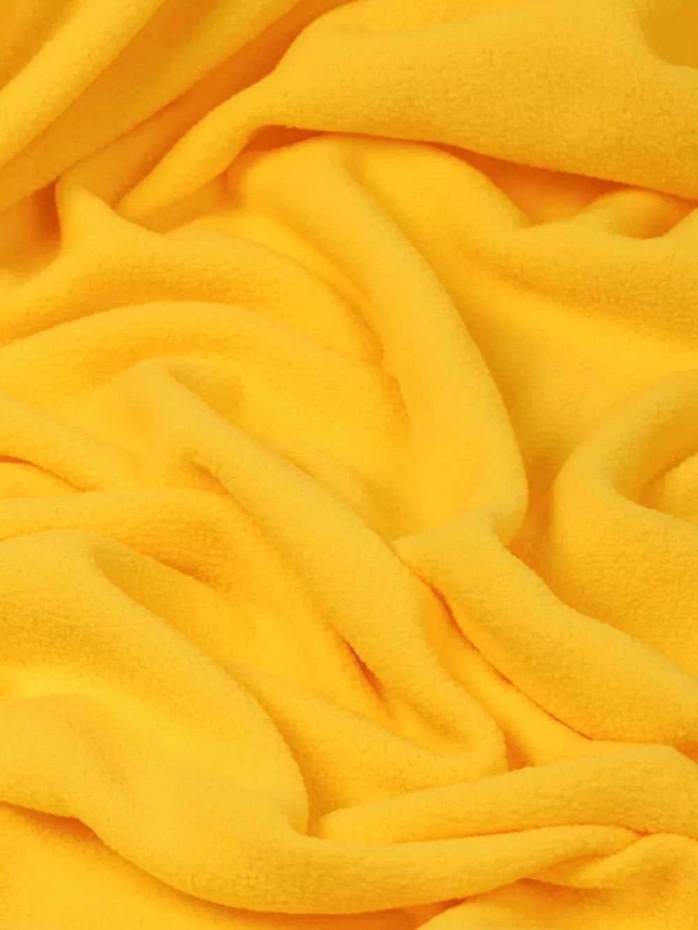 Флис 2-сторонний 190 г/м², 150 см / 10 метров, TBY-0059-001, цв.S001 желтый