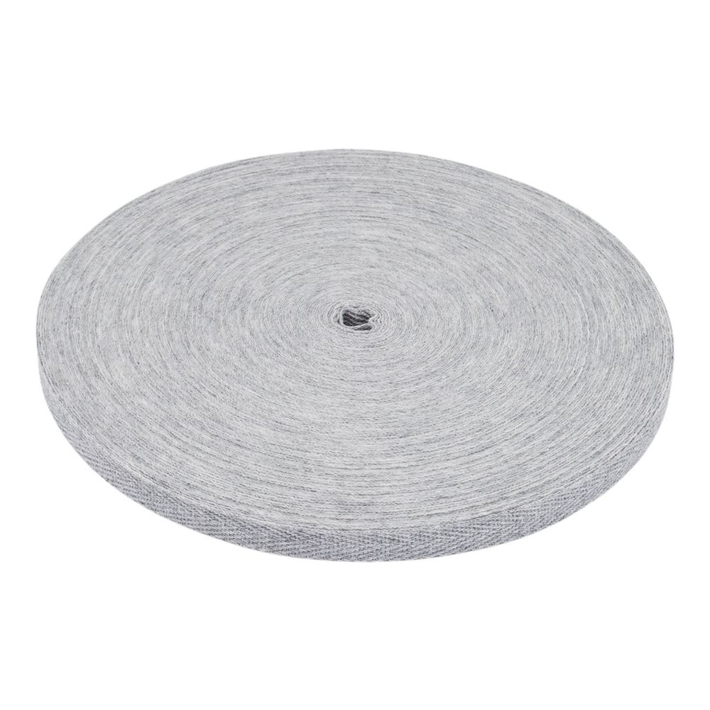 Тесьма (лента) киперная (100% х/б) 10 мм / 45.72 метра, 18 серый меланж, 6190-2017