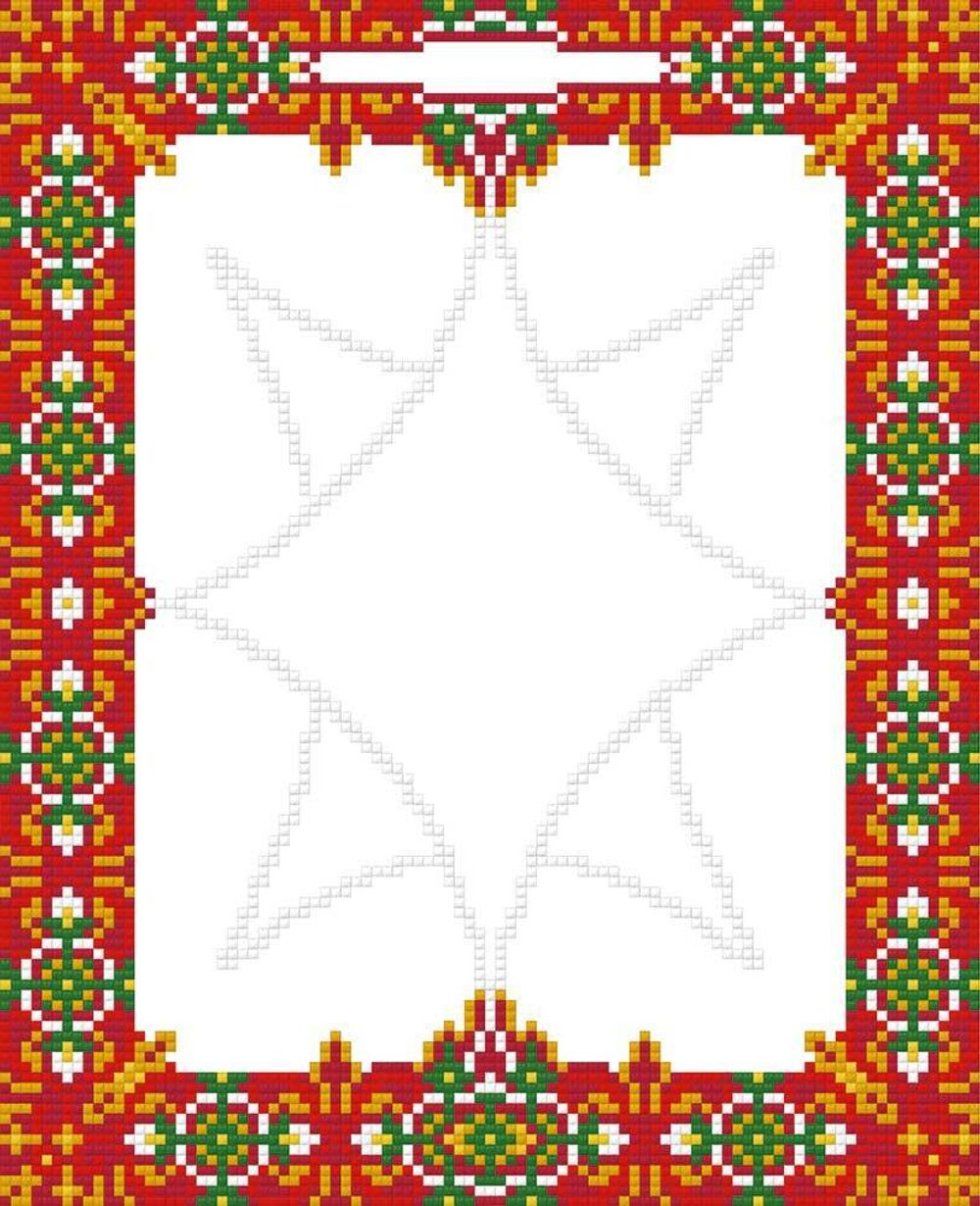 Алмазная (кристальная) мозаика Фрея, Икона Божией Матери Неопалимая купина, 22х27 см