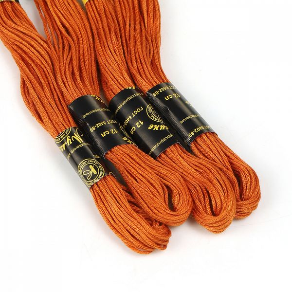 Мулине ПНК им.Кирова цв.9210 коричневый, 24 мотка по 8 метров