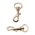 Карабин металл 19.0 мм (53х24 мм), золото, 10 шт