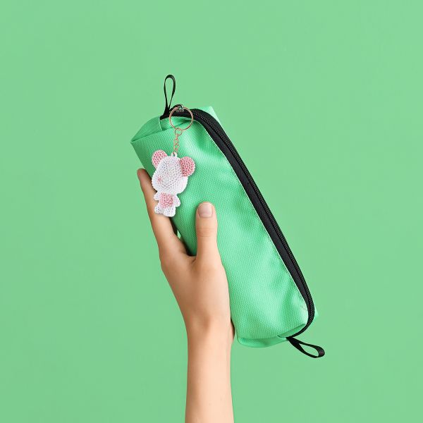 Алмазная (кристальная) мозаика Фрея ALVF-003, брелок белый мишка, 5.5х6.5 см