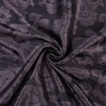 Ткань подкладочная (таффета) с рисунком 96 г/м², 500х145 см, 122 т.фиолетово-розовый (огурцы), Gamma JTR