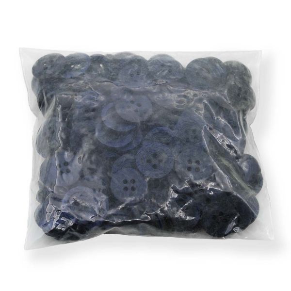 Пуговицы 4 прокола 24L (С147 т.синий), 0313-4079A, 144 шт