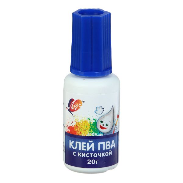 Клей ПВА с кисточкой ТМ Луч 29С