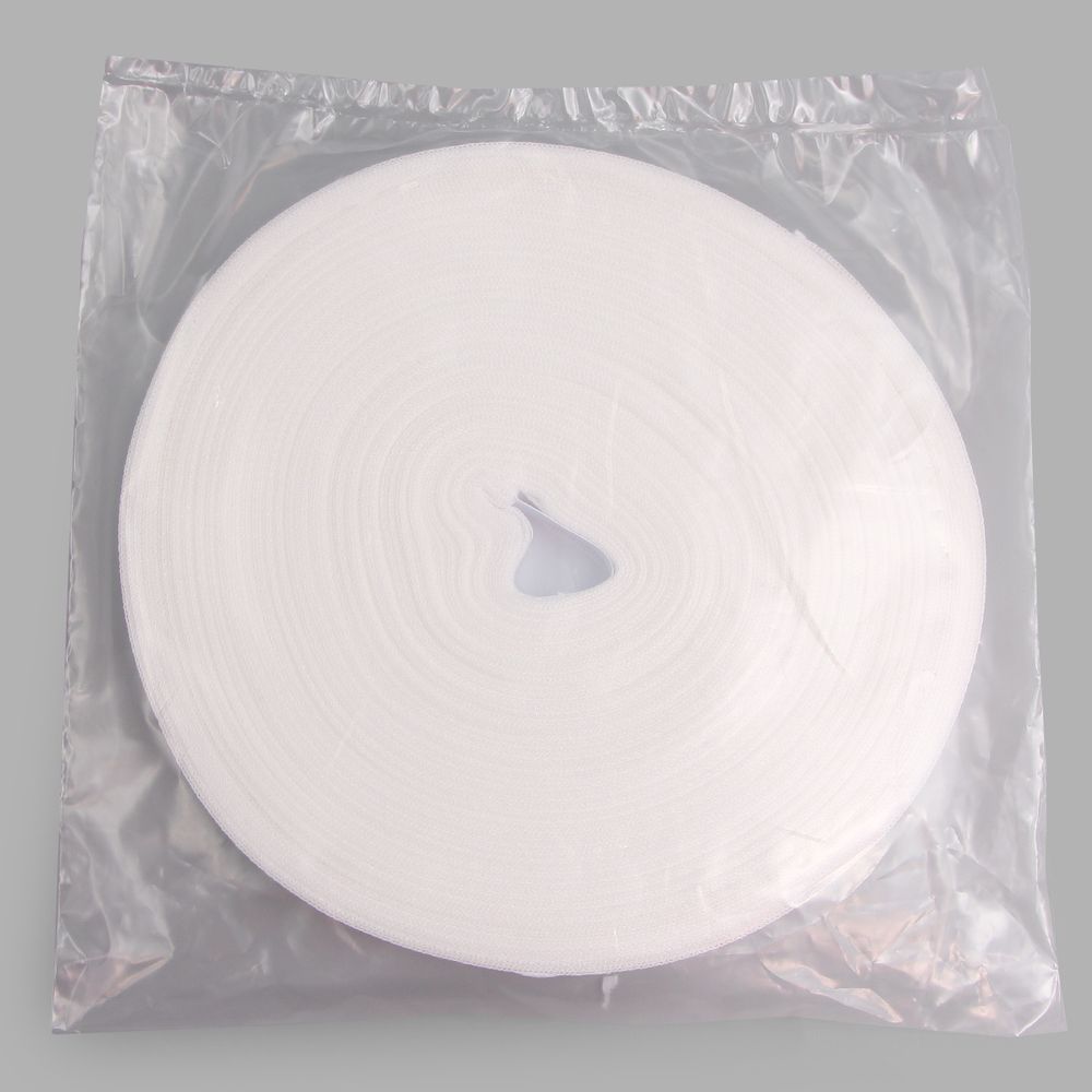 Тесьма брючная односторонняя 16 мм, 50 м, 2.9 г/м, белый