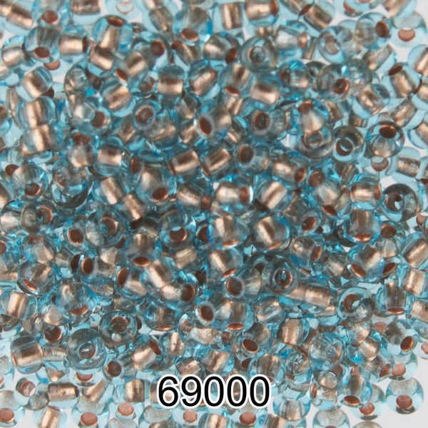 Бисер Preciosa 10/0 (2.3 мм), 500 г, 69000 (Ф577) синий