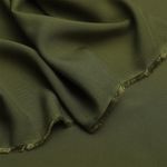 Штапель 110 г/м², 145 см / 2 метра, TBY-Vi-30-28.2, цв.28 т.оливковый