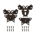 Замок для шкатулок 4.9х4.3 см, 1 шт, 01 бронза, Промысел WF-003