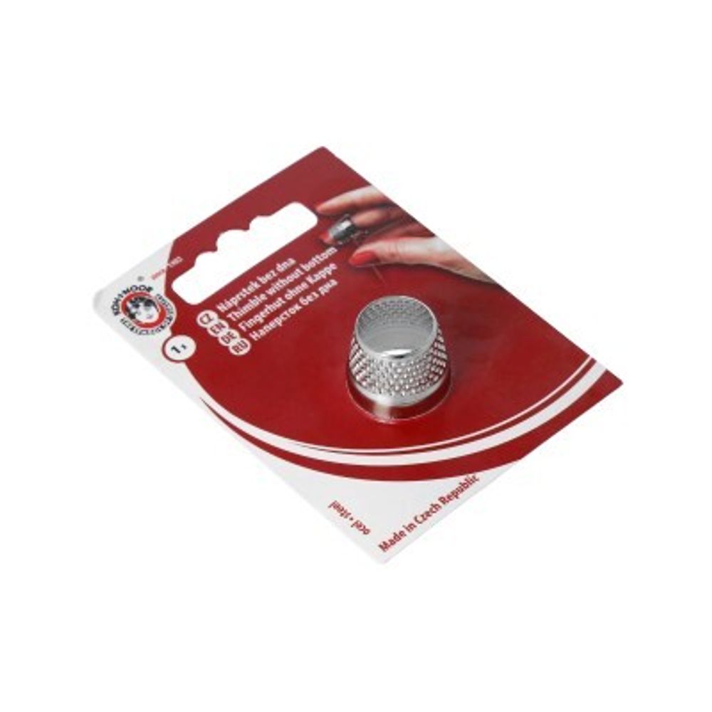 Напёрсток без дна никель на картоне 36 (4024), №3/0 ⌀17 мм, KOH-I-NOOR 36 (4024)