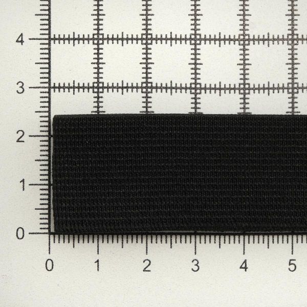 Резинка тканая 25.0 мм / 20 метров, черный