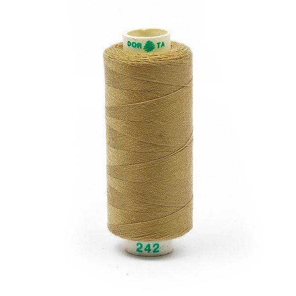 Нитки швейные бытовые Dor Tak 40/2, 366 м / 10 кат., 242 бежевый