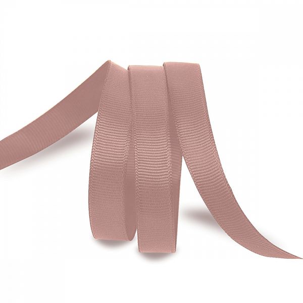Лента репсовая (в рубчик) 12.0 мм / 22.8±1 метра, 813 пудровый, Magic4Hobby