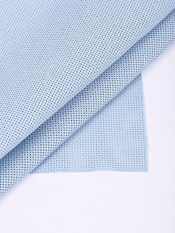 Канва для вышивания крупная, 854 (10х44кл) 40х50 см, цв. 182 голубая