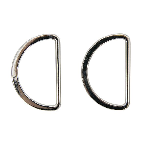 Полукольцо литое 40мм, упак(2 шт) Hobby&Pro (никель), 819-035