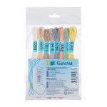 Мулине Gamma 100% хлопок, цв.pastel, 8 мотков по 8 метров