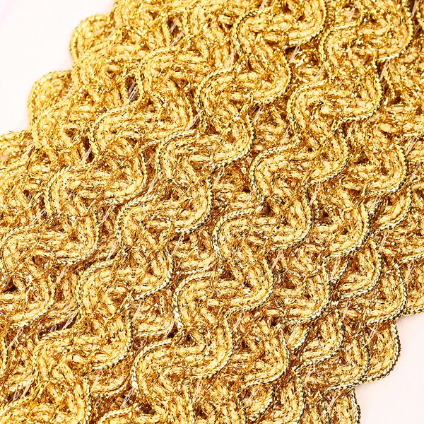 Тесьма отделочная 20 мм / 13.71 метров, TBY 907 цв.золото