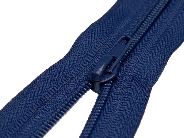 Молния спираль (витая) (цв.SBS) брючная Т4 (4 мм) 1 зам., н/раз., 20 см, автомат, S-919 т.синий, 100 шт