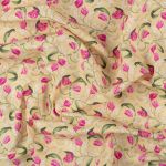 Ткань для пэчворка Peppy Весенний этюд, отрез 50х55 см, 146 г/м², ВЭ-10 желтый, Peppy