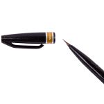 Браш пен Pentel Brush Sign Pen Artist, ultra-fine 0.5-5 мм, кисть/круглое тонкое, SESF30C-YX охра