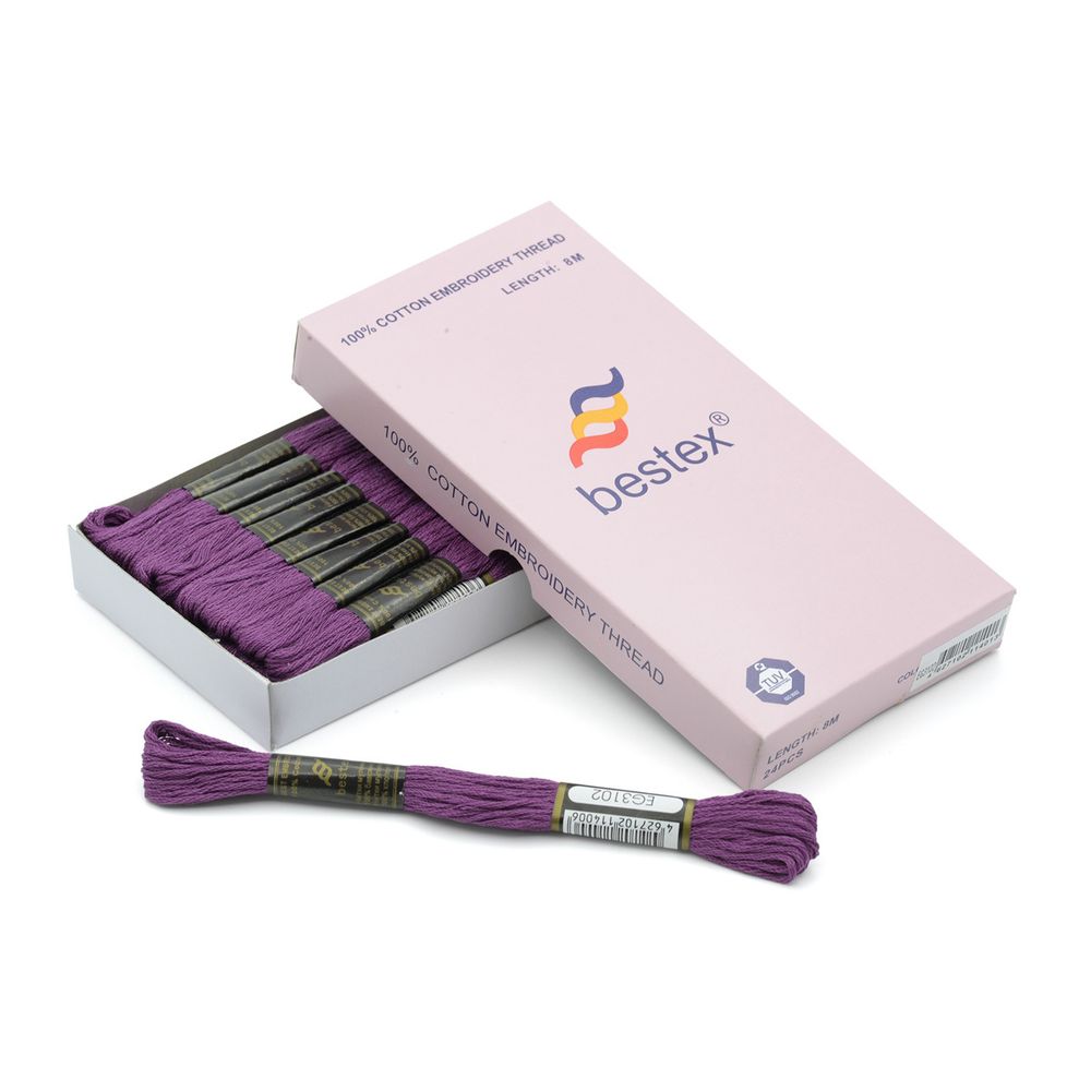 Мулине Bestex, цв.EG3102, 24 мотка по 8 метров