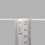 Шнур круглый х/б ⌀3.5 мм / 20 метров, (7092), 1 белый