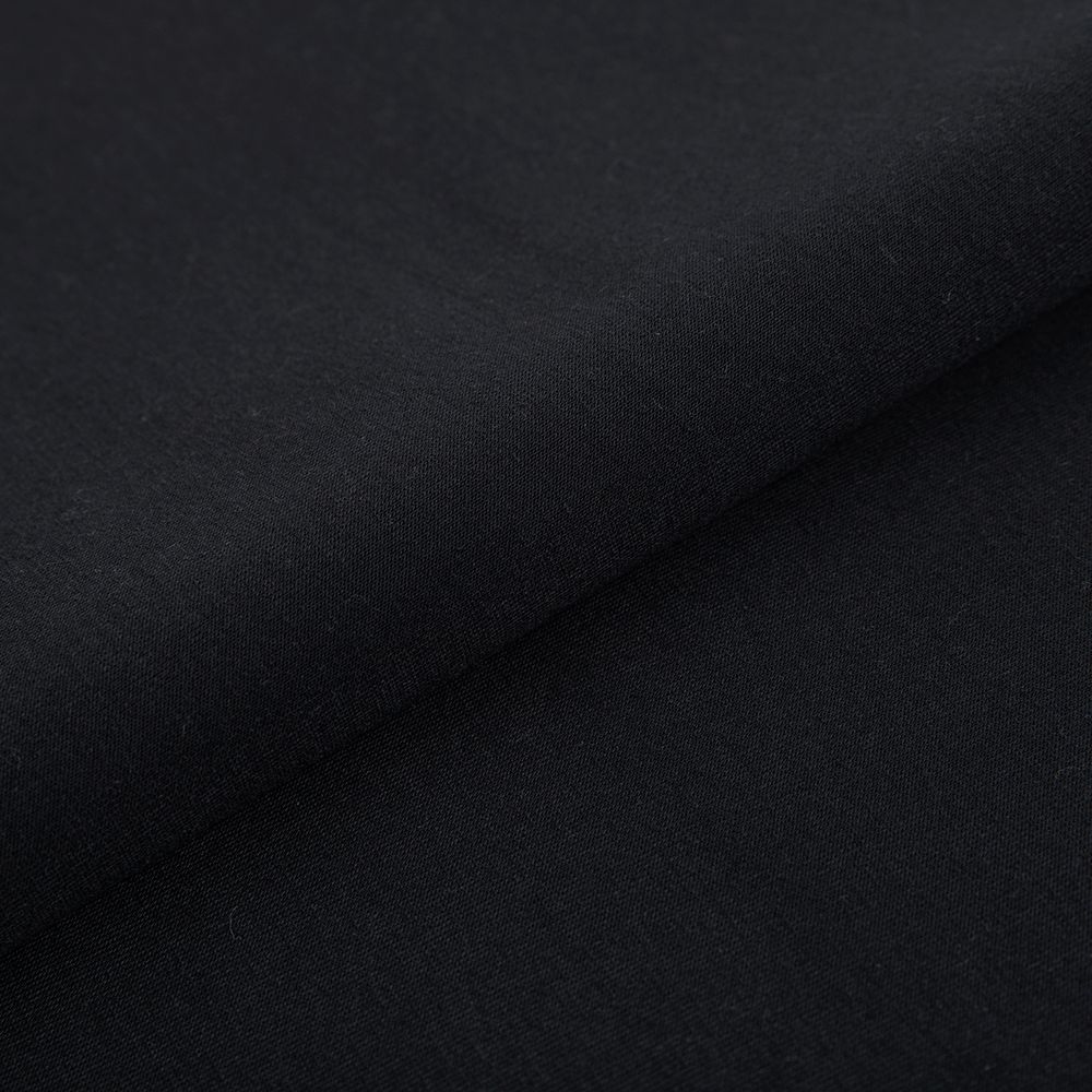 Футер 2-нитка с начесом 275 г/м², 150х180±5 см, черный/black, Gamma DBKTN