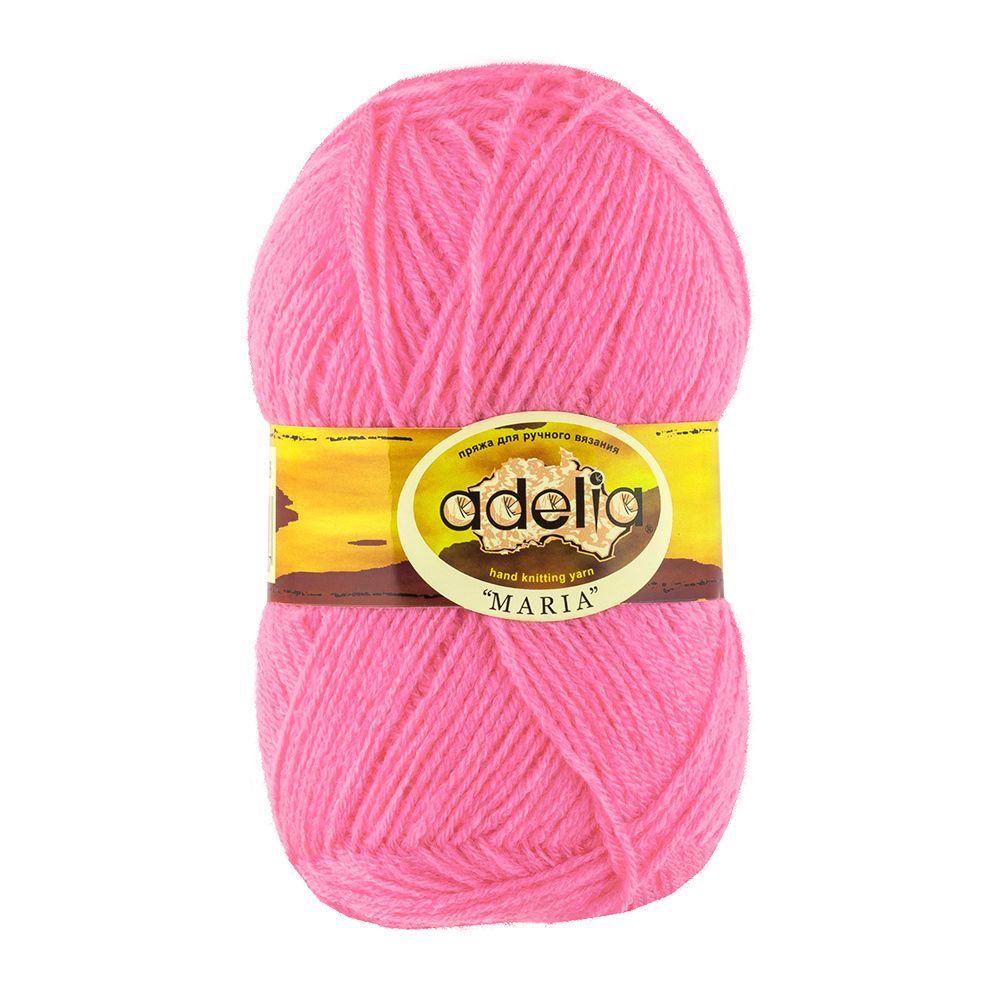 Пряжа Adelia Maria / уп.10 мот. по 50г, 227м, 05 св.розовый