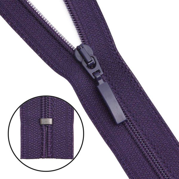 Молния спираль (витая) Arta Т5 (5 мм) 1 зам., н/раз., 18 см, цв. 867 фиолетовый, уп.10 шт