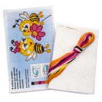 Набор для вышивания нитками РС Студия, Пчелки 15х12 см