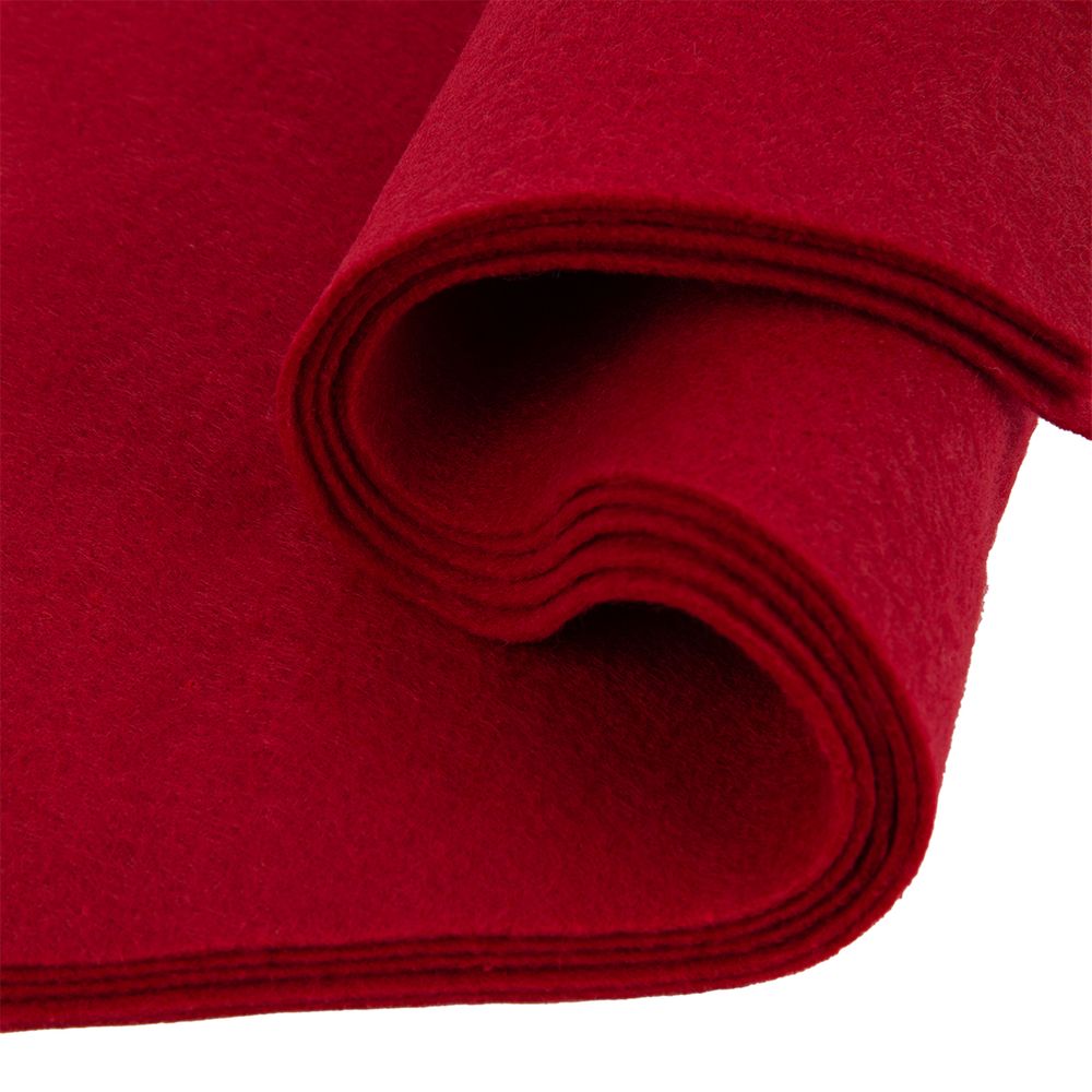 Фетр листовой 1 мм, 20х30 см, 5 шт, 005 т.красный, Blitz FKC10-20/30