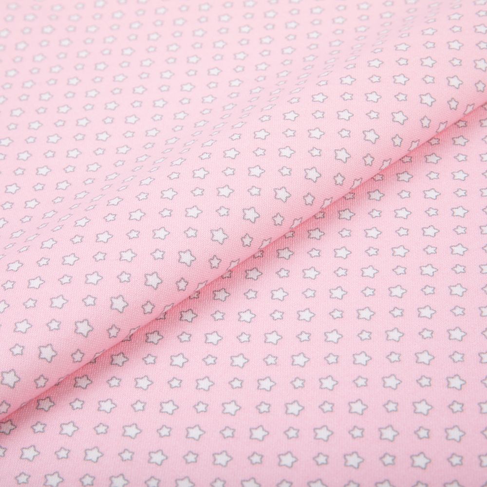 Ткань для пэчворка Peppy Молочные сны фланель, рулон 112 см / 5 метров, МС-11 розовый, Peppy