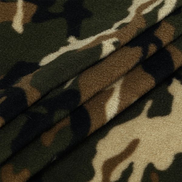 Флис 2-сторонний 240 г/м², 150 см / 10 метров, N-TBY-0240-К1, цв.К1 камуфляж