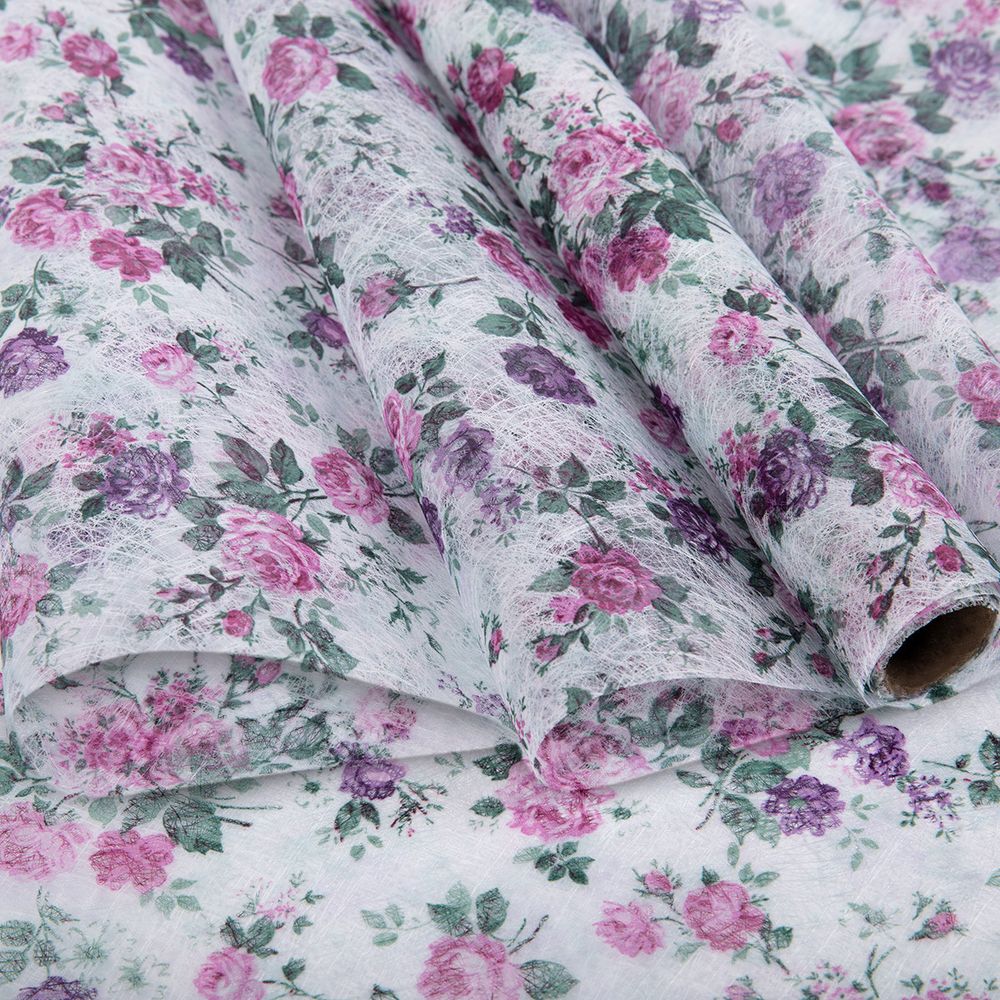 Флористический фетр 35 г/м², 2 м, 01белый (цветы), Blumentag PNW-35/1