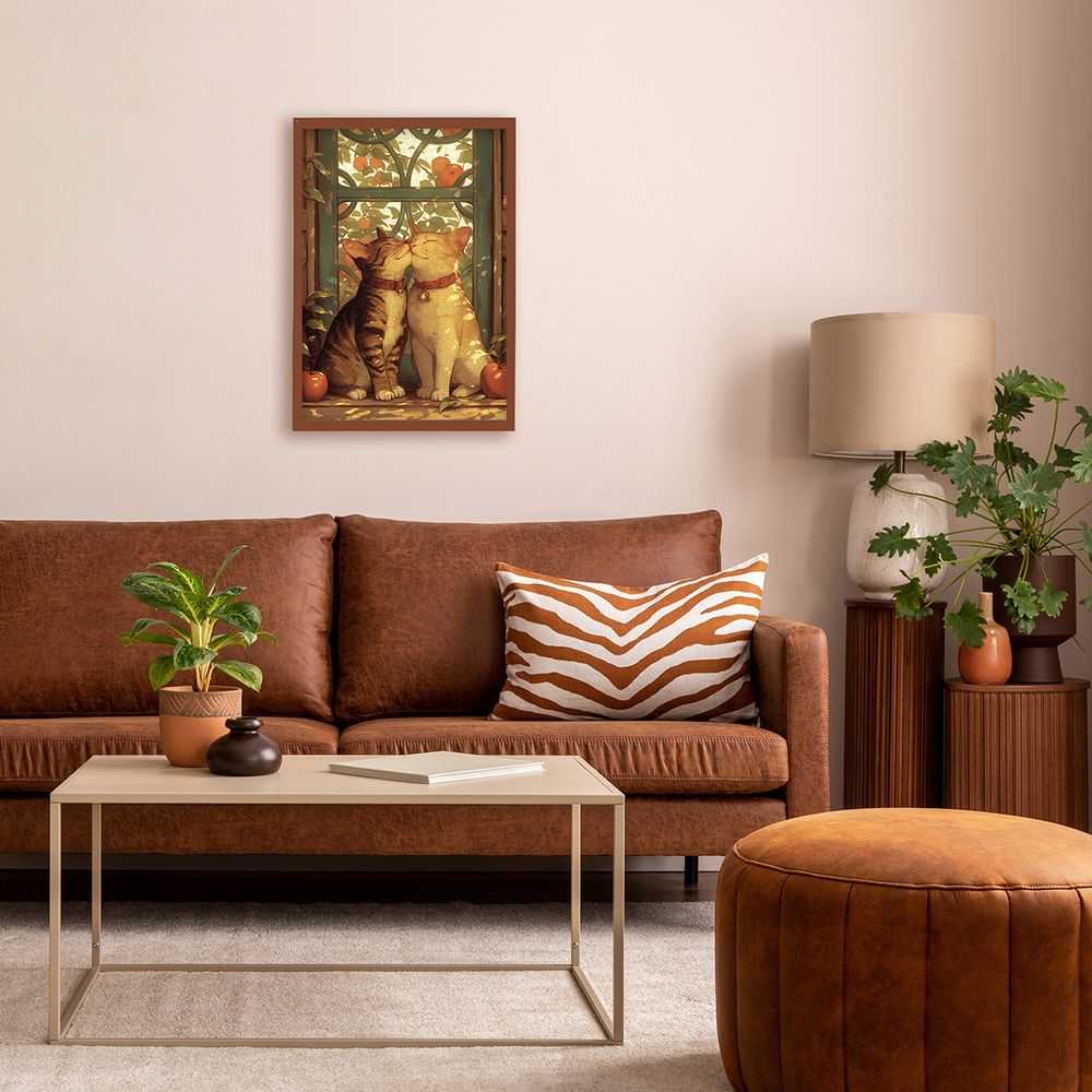 Пазл 1000 элементов, Котики на подоконнике, Фрея PZL-1000/59