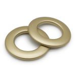 Люверсы шторные ⌀25 мм, цвет № 6 светлое матовое золото, 10 шт